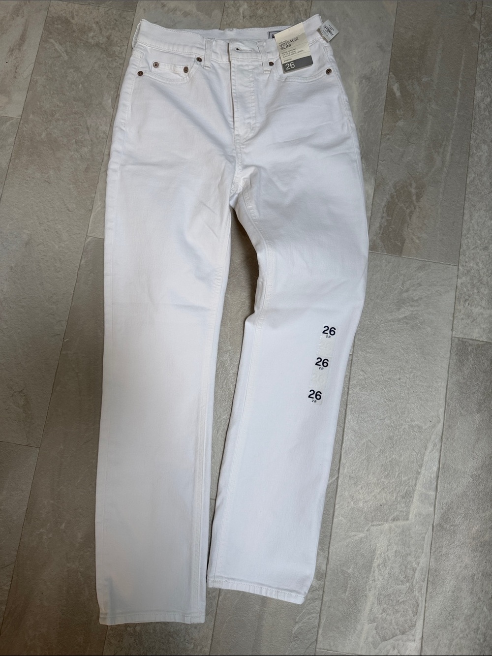GAP White High-Rise Women's Jeans